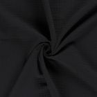 Tissu Triple gaze de coton Noir - Par 10 cm