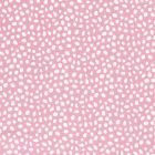 Tissu Double gaze de coton Galets sur fond Rose - Par 10 cm