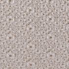 Tissu Minky à pois Tête d'ourson marron sur fond Blanc cassé - Par 10 cm