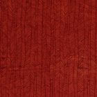 Tissu Jersey Velours Eponge Flèches géométriques sur fond Brique - Par 10 cm