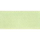 Ruban Satin double face 10 mm Vert blanc x1m