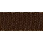Ruban Satin double face 10 mm Marron chocolat x1m