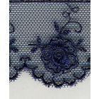 Dentelle Valencienne 35 mm Bleu marine x1m