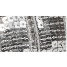 Galon Paillettes 22 mm Argent Paillettes x1m