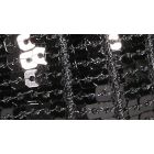 Galon Paillettes 22 mm Gris Paillettes x1m