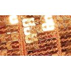 Galon Paillettes 22 mm Orange Paillettes x1m