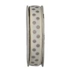 Ruban pois Vanille - bobinette 2m