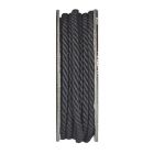 Cordon torsadé Gris souris - bobinette 2m
