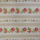 Tissu Toile Coton Beige Petites fleurs Multicolore x10cm
