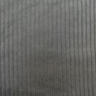Tissu Velours Grosses côtes Gris x10cm