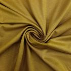 Tissu Jersey Viscose uni Jaune moutarde x10cm