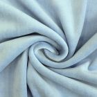 Tissu Jersey Velours tout doux Bleu ciel x10cm