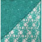 Tissu Dentelle Eva Emeraude - Par 10 cm