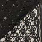 Tissu Dentelle Eva Noir - Par 10 cm