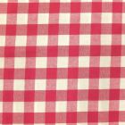 Tissu Vichy Très grands carreaux 17 mm Fuchsia - Par 10 cm