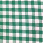 Tissu Vichy Très grands carreaux 17 mm Vert - Par 10 cm