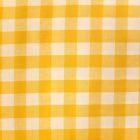 Tissu Vichy Très grands carreaux 17 mm Jaune - Par 10 cm