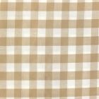Tissu Vichy Très grands carreaux 17 mm Beige - Par 10 cm