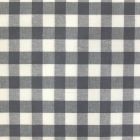 Tissu Vichy Très grands carreaux 17 mm Gris - Par 10 cm