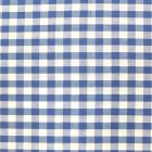 Tissu Vichy Grands carreaux 10 mm Bleu roi - Par 10 cm