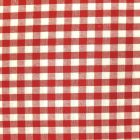 Tissu Vichy Grands carreaux 10 mm Rouge - Par 10 cm