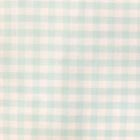 Tissu Vichy Grands carreaux 10 mm Vert menthe - Par 10 cm