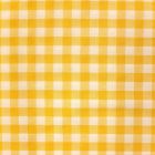Tissu Vichy Grands carreaux 10 mm Jaune - Par 10 cm
