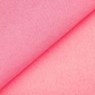 Tissu Molleton Sweat uni Rose x10cm