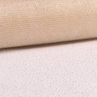 Tissu Tulle Strass Pailettes Ecru - Au mètre