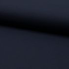 Tissu Voile de coton uni Bleu marine - Par 10 cm
