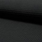 Tissu Nid d'abeille Noir x10cm