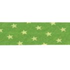 Biais étoiles Frou-Frou Vert pomme