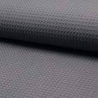 Tissu Nid d'abeille Gris anthracite x10cm