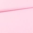 Tissu Chambray Coton uni Rose clair - Par 10 cm