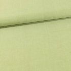 Tissu Chambray Coton uni Vert Anis - Par 10 cm