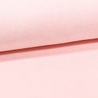 Tissu Jersey Velours Eponge Rose bébé - Par 10 cm