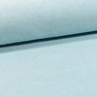 Tissu Jersey Velours Eponge Bleu ciel - Par 10 cm