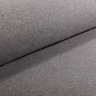 Tissu Sweat Paillettes argentées sur fond Gris - Par 10 cm