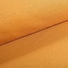 Tissu Sweat Paillettes argentées sur fond Moutarde - Par 10 cm