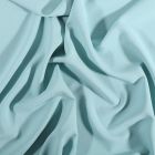 Tissu Crêpe Georgette Bleu céladon - Par 10 cm