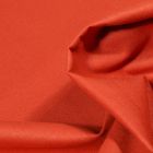 Tissu Popeline de coton unie Bio Brique - Par 10 cm