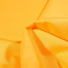 Tissu Popeline de coton unie Bio Jaune - Par 10 cm