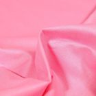 Tissu Popeline de coton unie Bio Rose - Par 10 cm