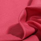 Tissu Popeline de coton unie Bio Rose - Par 10 cm