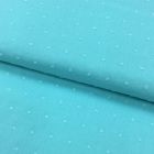 Tissu Plumetis Coton Bleu turquoise - Par 10 cm