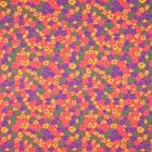 Tissu Jersey Coton Tâches de léopard sur fond Rose fuchsia - Par 10 cm