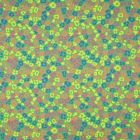 Tissu Jersey Coton Tâches de léopard sur fond Vert - Par 10 cm