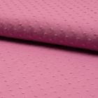 Tissu Plumetis Coton Vieux rose - Par 10 cm