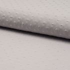 Tissu Plumetis Coton Gris clair - Par 10 cm