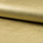 Tissu Simili Cuir Stretch nacré Doré - Par 10 cm